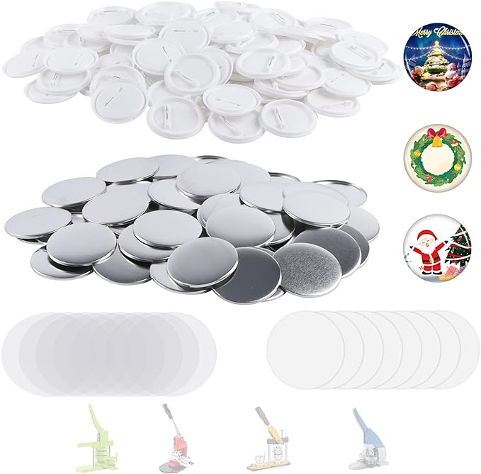 MK.Bear 200 sets of 2.25 inch pin-back button parts
